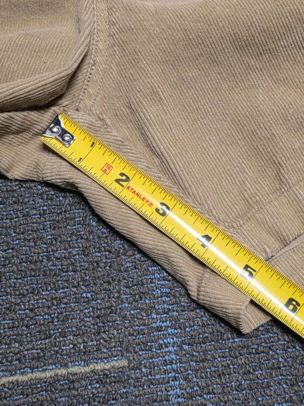 Todd Snyder Washed Corduroy Weekend Short | Khaki | Size XL